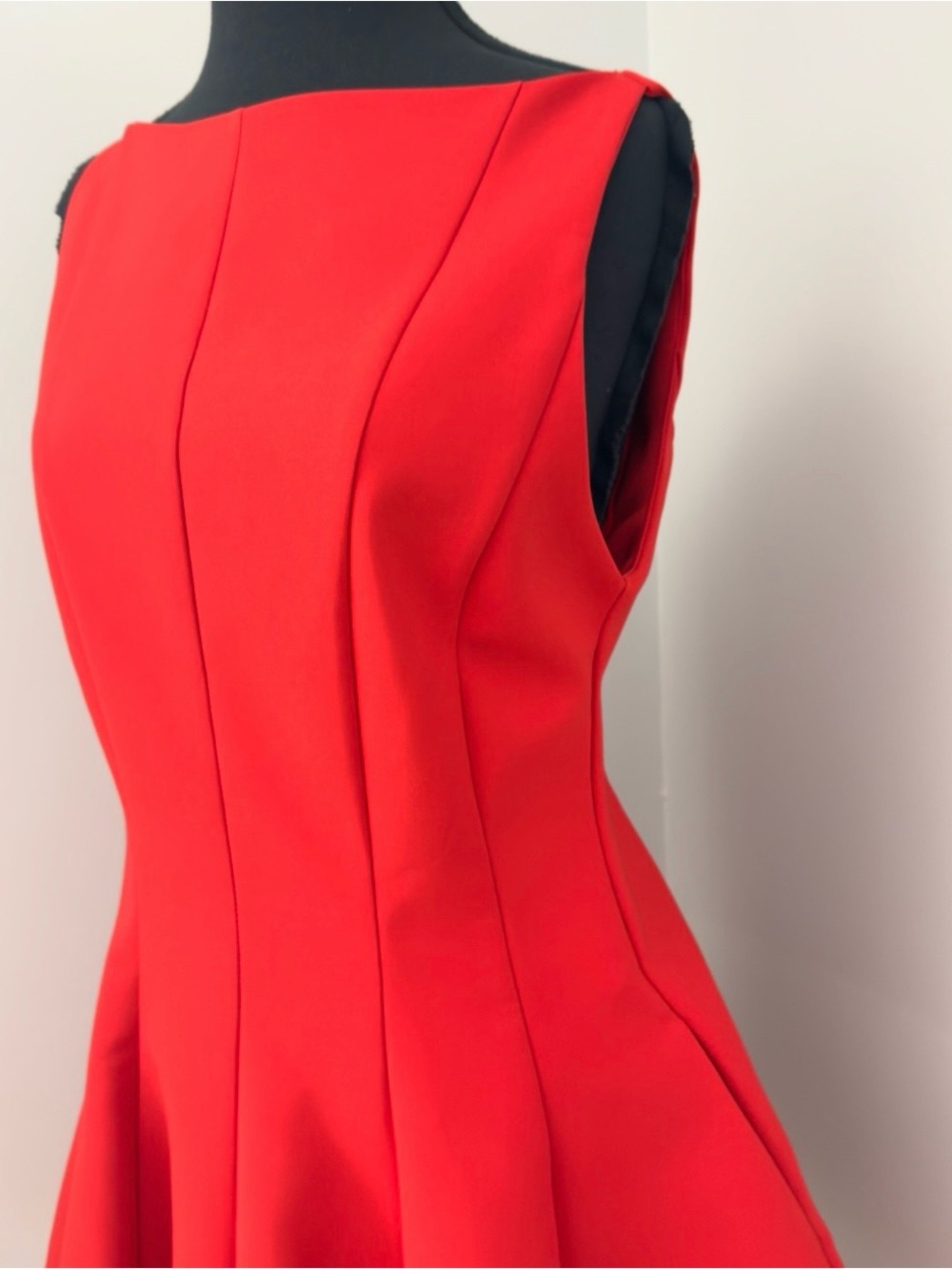 Zara Red Fit & Flare Dress – NWT – Size Large - Picture 2 of 6